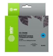 Картридж струйный Cactus CS-C9396 №88 черный (72мл) для HP DJ Pro K550