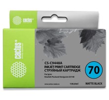 Картридж струйный Cactus CS-C9448A №70 черный матовый (130мл) для HP DJ Z3100
