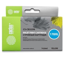Картридж струйный Cactus CS-CB325N(CS-CB325) №178XL желтый (14.6мл) для HP PS B8553/C5383/C6383/D5463