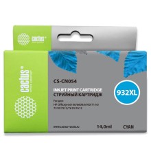 Картридж струйный Cactus CS-CN054 №933XL голубой (14мл) для HP DJ 6600