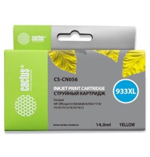 Картридж струйный Cactus CS-CN056 №933XL желтый (14мл) для HP DJ 6600