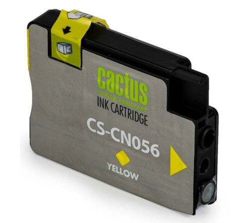 Картридж струйный Cactus CS-CN056 №933XL желтый (14мл) для HP DJ 6600