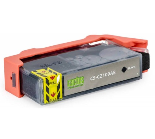 Картридж струйный Cactus CS-CZ109AE №655 черный (21.6мл) для HP DJ IA 3525/5525/4525
