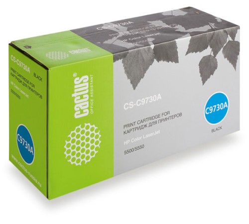Картридж лазерный Cactus CS-C9730A черный (13000стр.) для HP CLJ 5500/5550