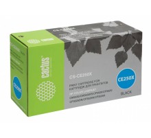 Картридж лазерный Cactus CS-CE250X CE250X черный (10500стр.) для HP CLJ CP3525/CM3530