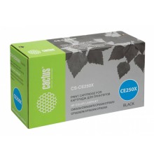 Картридж лазерный Cactus CS-CE250X CE250X черный (10500стр.) для HP CLJ CP3525/CM3530