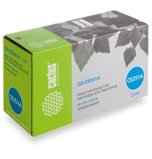 Картридж лазерный Cactus CS-CE251A CE251A голубой (7000стр.) для HP CLJ CP3525/CM3530