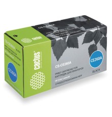 Картридж лазерный Cactus CS-CE260A CE260A черный (8500стр.) для HP LJ CP4025/CP4525/CM4540