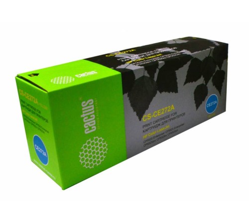 Картридж лазерный Cactus CS-CE272A CE272A желтый (15000стр.) для HP LJ Ent CP5525
