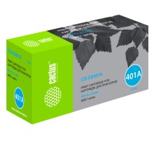 Картридж лазерный Cactus CS-CE401A CE401A голубой (6000стр.) для HP CLJ M551