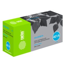 Картридж лазерный Cactus CS-CE401A CE401A голубой (6000стр.) для HP CLJ M551
