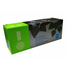 Картридж лазерный Cactus CS-CE741A CE741A голубой (7300стр.) для HP CLJ CP5220/CP5221