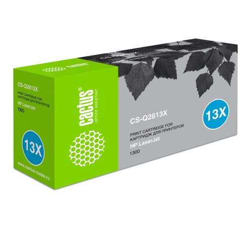 Картридж лазерный Cactus CS-Q2613X Q2613X черный (4000стр.) для HP LJ 1300/1300N