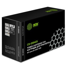 Картридж лазерный Cactus CS-Q5942X Q5942X черный (20000стр.) для HP LJ 4250/ 4350