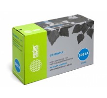 Картридж лазерный Cactus CS-Q5951A Q5951A голубой (10000стр.) для HP LJ 4700