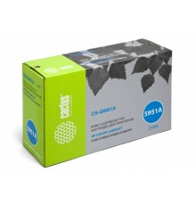 Картридж лазерный Cactus CS-Q5951A Q5951A голубой (10000стр.) для HP LJ 4700