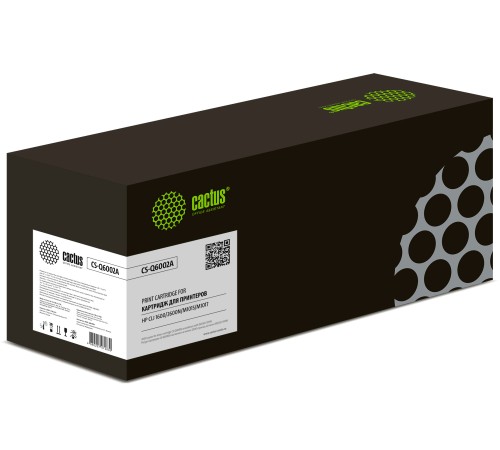 Картридж лазерный Cactus CS-Q6002A Q6002A желтый (2000стр.) для HP CLJ 1600/2600N/M1015/M1017