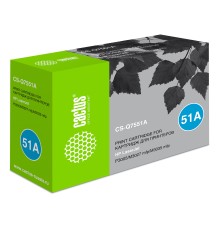 Картридж лазерный Cactus CS-Q7551A Q7551A черный (6500стр.) для HP LJ P3005/M3027/M3035