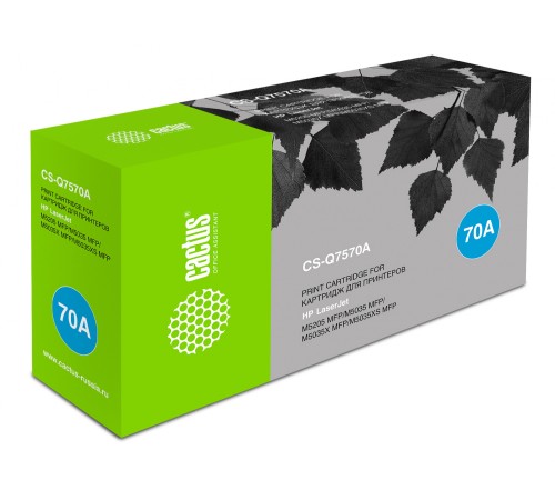 Картридж лазерный Cactus CS-Q7570A Q7570A черный (15000стр.) для HP LJ M5025/M5035/M5035X/M5035XS