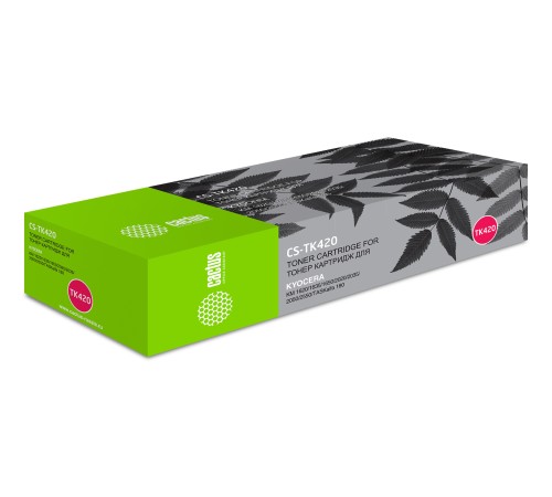 Картридж лазерный Cactus CS-TK420 черный (15000стр.) для Kyocera Mita KM 2550/ KM 2550S