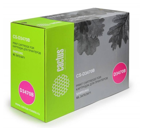 Картридж лазерный Cactus CS-D3470B ML-D3470B черный (10000стр.) для Samsung ML-3470/3471