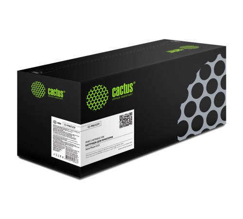 Картридж лазерный Cactus CS-PH6125Y 106R01337 желтый (1000стр.) для Xerox Phaser 6125