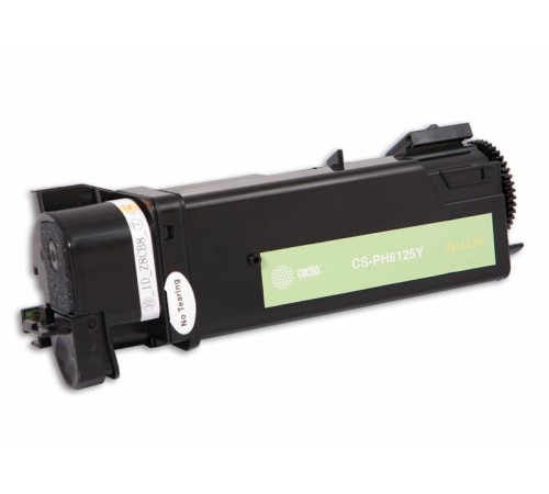 Картридж лазерный Cactus CS-PH6125Y 106R01337 желтый (1000стр.) для Xerox Phaser 6125