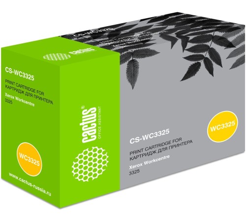 Картридж лазерный Cactus CS-WC3325 106R02312 черный (11000стр.) для Xerox WorkCentre 3325