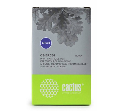 Картридж матричный Cactus CS-ERC30 черный для Epson ERC 30/34/38