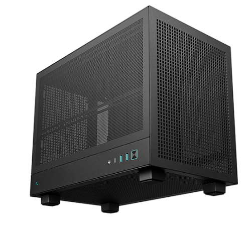 Компьютерный корпус Deepcool CH160 MESH без БП, черный, MINI-ITX