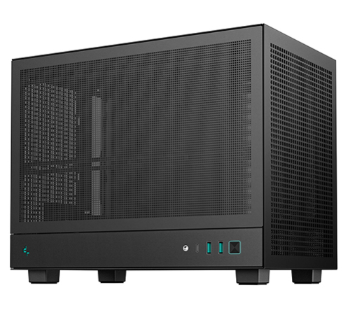 Компьютерный корпус Deepcool CH160 MESH без БП, черный, MINI-ITX