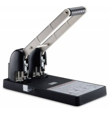 Дырокол Kw-Trio Heavy Duty 952 макс.:150лист. металл/пластик черный отв.:2 с линейкой