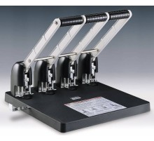 Дырокол Kw-Trio Heavy Duty 954 макс.:150лист. металл/пластик черный отв.:4 с линейкой