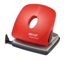 Дырокол Kw-Trio Vortex Medium 96P0 макс.:25лист. металл/пластик разные варианты цветов отв.:2 с линейкой