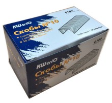 Скобы для степлера N10 Kw-Trio 0100/20 оцинкованные (упак.:20x1000шт.)