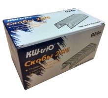 Скобы для степлера 24/6 Kw-Trio 0246/20 оцинкованные (упак.:20x1000шт.)