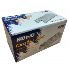 Скобы для степлера 24/6 Kw-Trio 0246/20 оцинкованные (упак.:20x1000шт.)