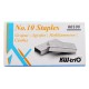 Комплект степлер+скобы Kw-Trio 5101F N10 (10листов) встроенный антистеплер ассорти 50скоб металл/пластик закрытый блистер