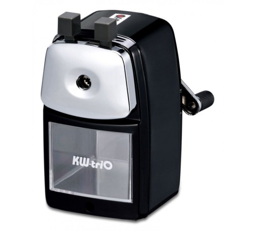 Точилка для карандашей механическая Kw-Trio 30VA 30VA-BLK 1 отверстие металл черный