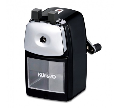 Точилка для карандашей механическая Kw-Trio 30VA 30VA-BLK 1 отверстие металл черный