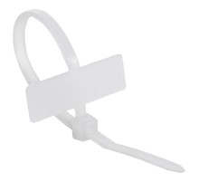Хомут под маркер nylon 100x2,5 мм 100 шт. белый REXANT