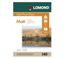 Фотобумага Lomond 0102074 A4/140г/м2/100л./белый матовое для струйной печати