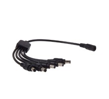 Разветвитель питания на 5 разъемов 2,1х5,5 мм REXANT