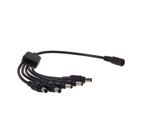 Разветвитель питания на 5 разъемов 2,1х5,5 мм REXANT