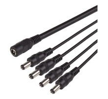 Разветвитель питания на 4 разъема 2,1х5,5 мм  REXANT