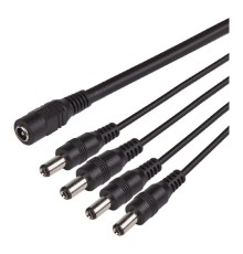 Разветвитель питания на 4 разъема 2,1х5,5 мм  REXANT