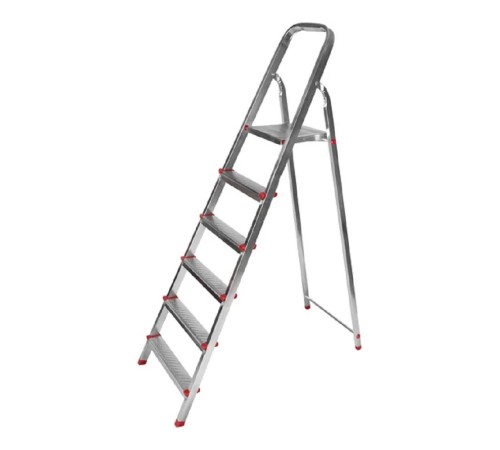 Стремянка металлическая 6 ступенек, усиленный профиль REXANT