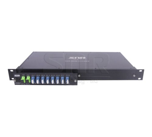 Мультиплексор DWDM двухволоконный 8-канальный в 1/2-слоте