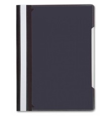 Папка-скоросшиватель Бюрократ -PS-K20BLCK A4 прозрач.верх.лист карм.на лиц.стор. пластик черный 0.12/0.16