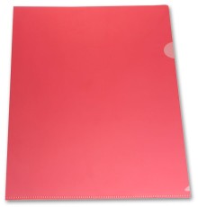 Папка-уголок Бюрократ -E310/1RED A4 пластик 0.18мм красный